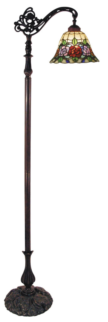 Rose Edwardian Floor Lamp (Red)