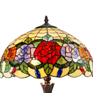 Large Rose Table Lamp (Red)