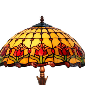 Large Tulip Table Lamp (red)