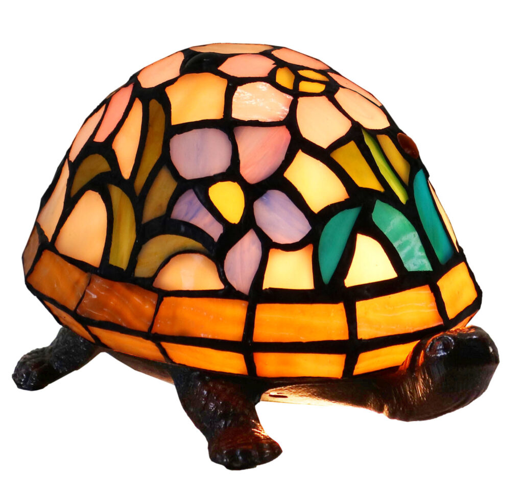 Rose Turtle Lamp