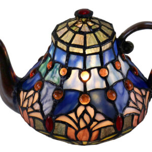 Mauve Tulip teapot (Blue)