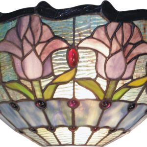 Mauve Tulip Wall Sconces