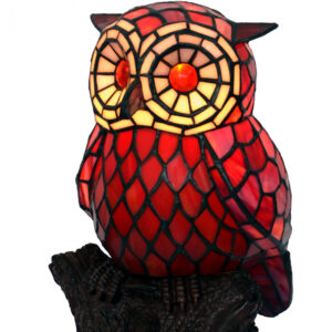 Owl Lamp (Red)