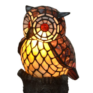 Owl Lamp (Brown)