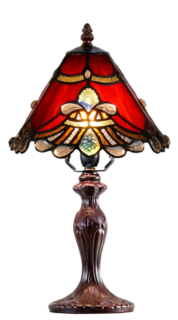 Benita cone small table lamp (Red)
